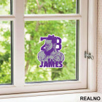 Purple James - NBA - Košarka - Nalepnica