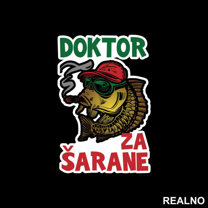 Doktor Za Šarane - Pecanje - Fishing - Nalepnica