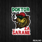 Doktor Za Šarane - Pecanje - Fishing - Nalepnica