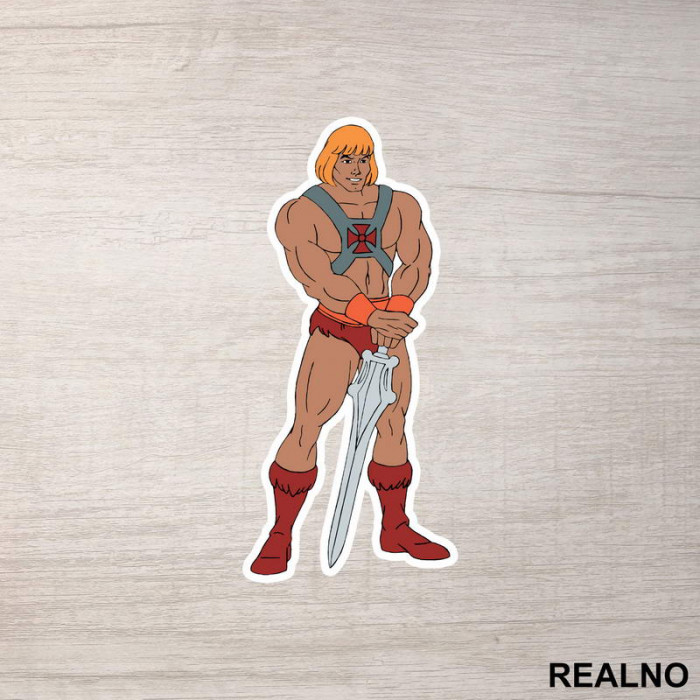 He Man Stoji - Masters of the Universe - Nalepnica