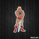 He Man Stoji - Masters of the Universe - Nalepnica