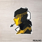 Scorpion Lines - Mortal Kombat - Nalepnica