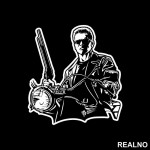 On The Motorcycle - Terminator - Filmovi - Nalepnica