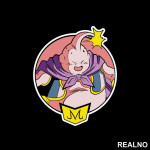 Majin Buu - Circle - Goku - Dragon Ball - Nalepnica