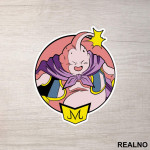 Majin Buu - Circle - Goku - Dragon Ball - Nalepnica