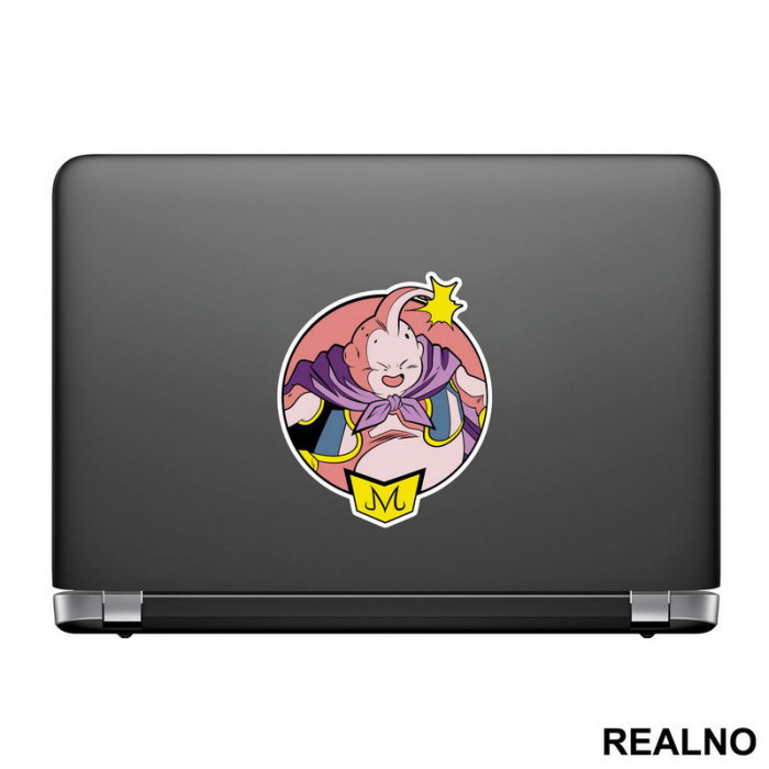 Majin Buu - Circle - Goku - Dragon Ball - Nalepnica