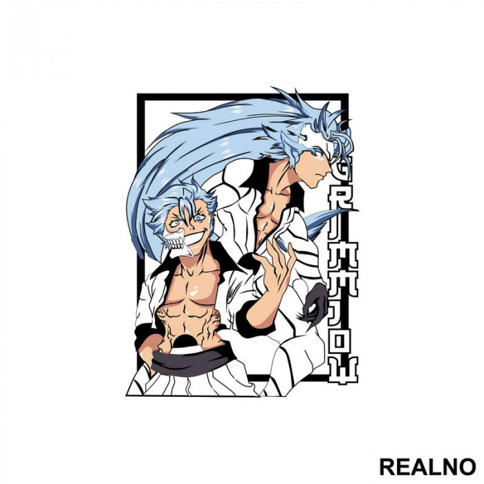 Grimmjow - Bleach - Nalepnica