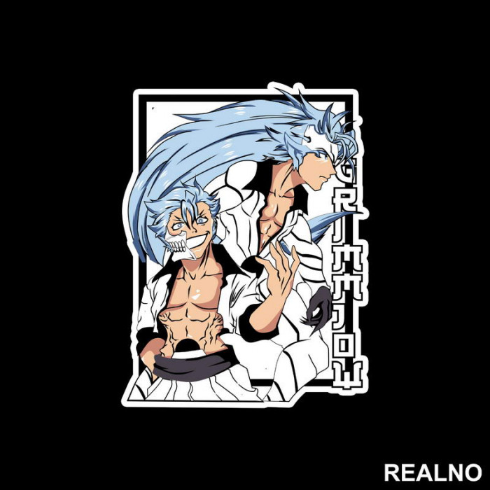 Grimmjow - Bleach - Nalepnica