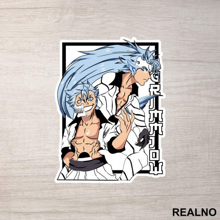 Grimmjow - Bleach - Nalepnica