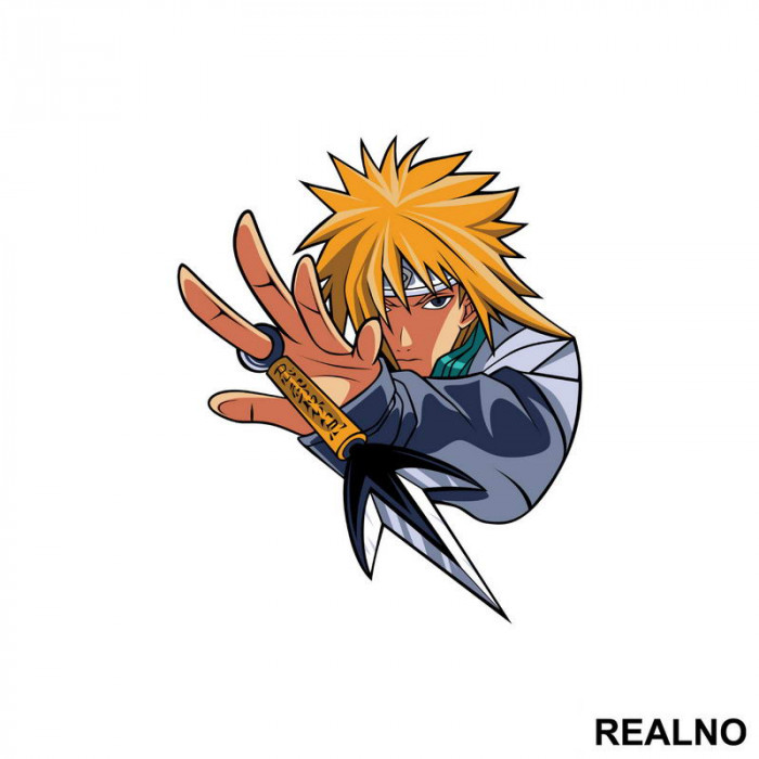 Minato - Fourth Hokage - Naruto - Nalepnica