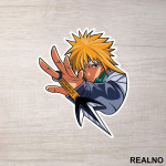 Minato - Fourth Hokage - Naruto - Nalepnica