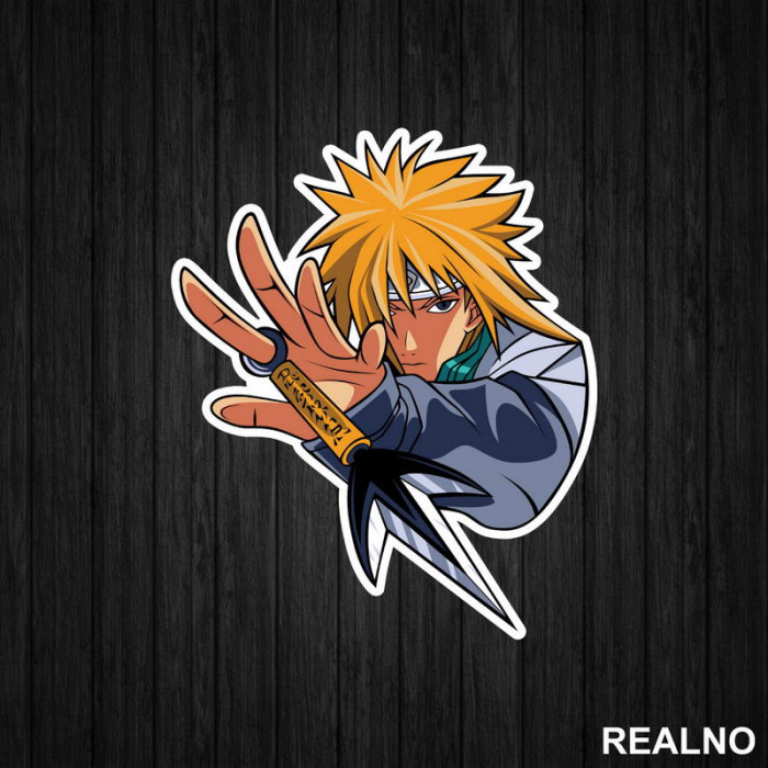 Minato - Fourth Hokage - Naruto - Nalepnica