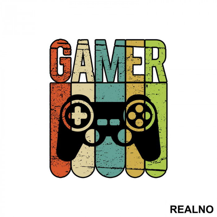 Gamer - Colors And Lines - Games - Nalepnica