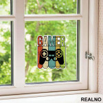 Gamer - Colors And Lines - Games - Nalepnica