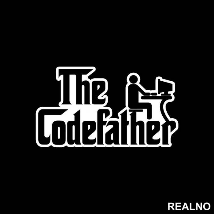 The CodeFather - Simple - Geek - Nalepnica