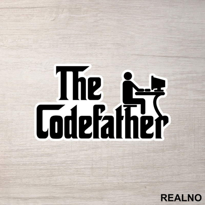 The CodeFather - Simple - Geek - Nalepnica