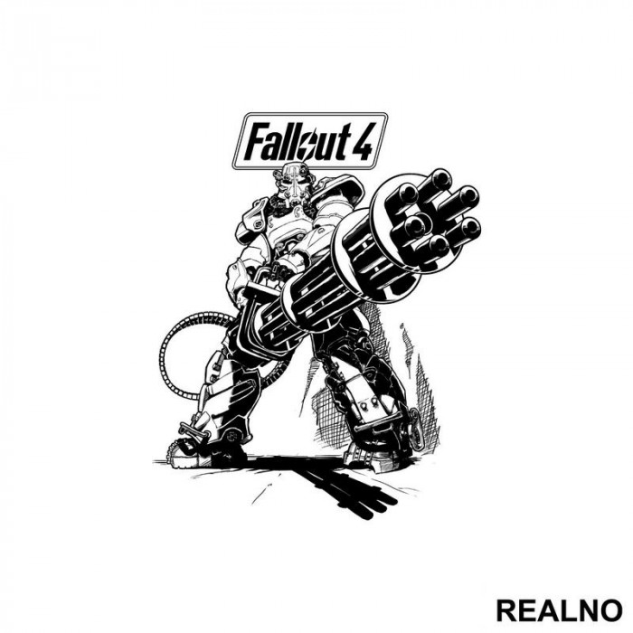 Titus Outline - Fallout - Games - Serija - Nalepnica