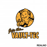 Join The Vault Tec - Fallout - Games - Serija - Nalepnica