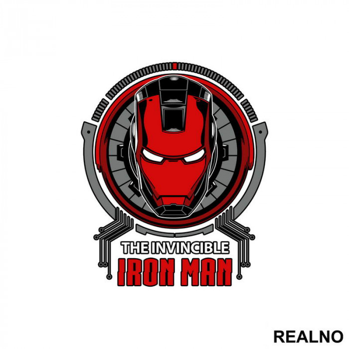 The Invincible - Iron Man - Avengers - Nalepnica