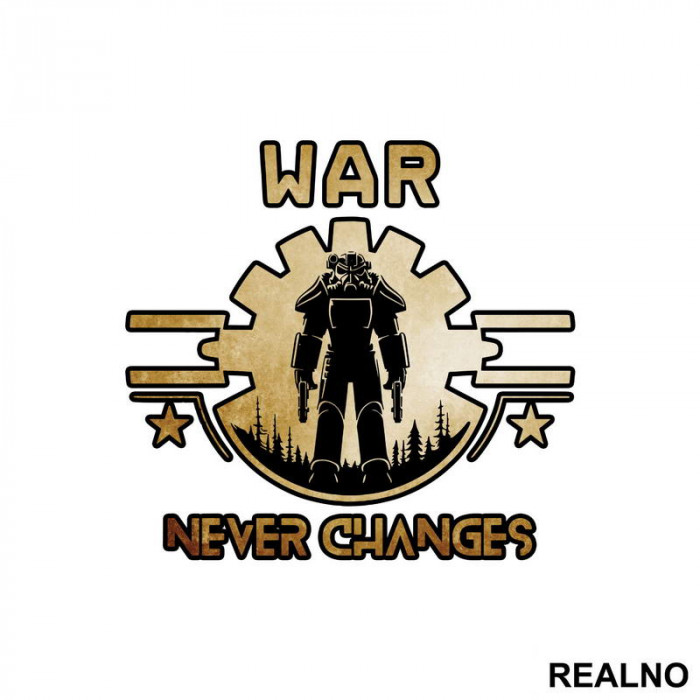 War Never Changes - Fallout - Games - Serija - Nalepnica