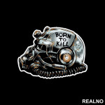 Born To Kill - T-60 Helmet - Fallout - Games - Serija - Nalepnica