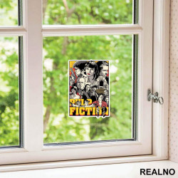 Drawing - Yellow - Pulp Fiction - Nalepnica Drawing - Yellow - Pulp Fiction - Nalepnica