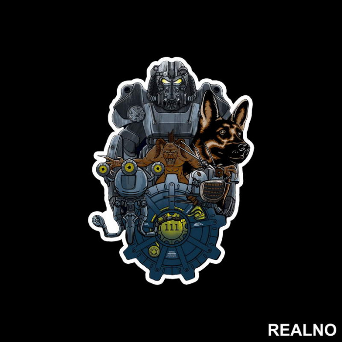 Metal Enemies - Fallout - Games - Serija - Nalepnica