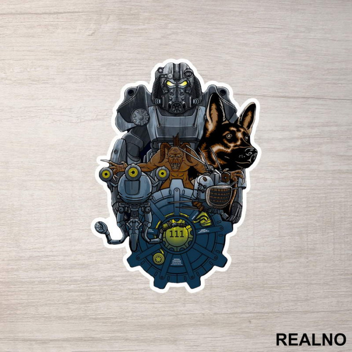 Metal Enemies - Fallout - Games - Serija - Nalepnica