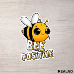 Bee Positive - Pčelica - Životinje - Nalepnica