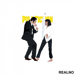Dancing - Vincent And Mia - Pulp Fiction - Nalepnica Dancing - Vincent And Mia - Pulp Fiction - Nalepnica