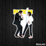 Dancing - Vincent And Mia - Pulp Fiction - Nalepnica