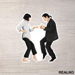 Vincent And Mia - Dancing - Pulp Fiction - Nalepnica