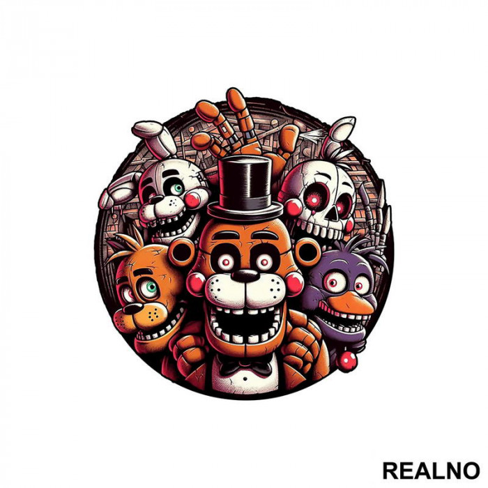 Circle - Five Nights at Freddy's - Nalepnica