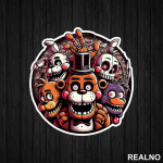 Circle - Five Nights at Freddy's - Nalepnica