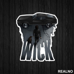 Grey Shadow - John Wick - Nalepnica Grey Shadow - John Wick - Nalepnica