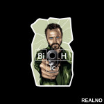 Bitch - Jesse Pinkman - Gun Point - Breaking Bad - Nalepnica