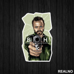 Bitch - Jesse Pinkman - Gun Point - Breaking Bad - Nalepnica