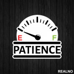 Patience - Humor - Nalepnica