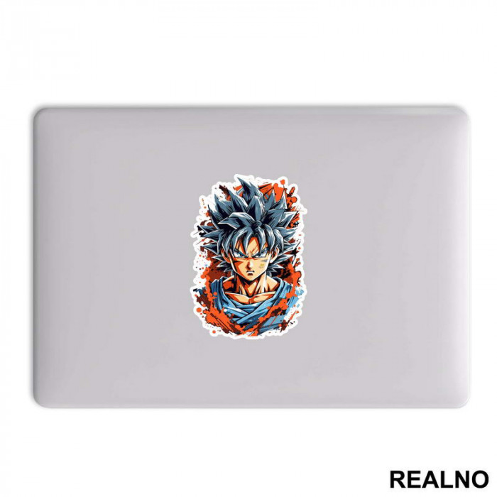 Orange Dots - Goku - Dragon Ball - Nalepnica