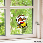 Single Pringle - Humor - Nalepnica