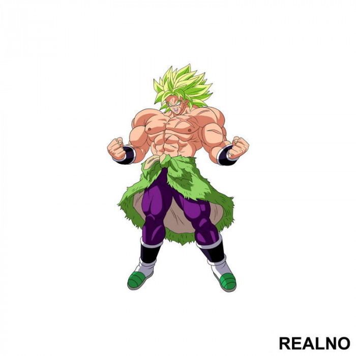 Standing Broly - Goku - Dragon Ball - Nalepnica