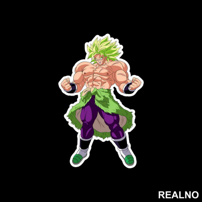 Standing Broly - Goku - Dragon Ball - Nalepnica