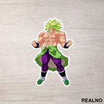 Standing Broly - Goku - Dragon Ball - Nalepnica