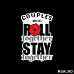 Couples Who Roll Together, Stay Together - D&D - Dungeons And Dragons - Nalepnica