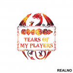 Tears Of My Players - D&D - Dungeons And Dragons - Nalepnica