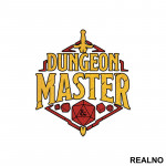 Dungeon Master - Golden - D&D - Dungeons And Dragons - Nalepnica