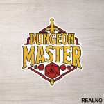 Dungeon Master - Golden - D&D - Dungeons And Dragons - Nalepnica