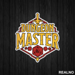 Dungeon Master - Golden - D&D - Dungeons And Dragons - Nalepnica