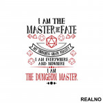 Master Of Fate - Dungeon Master - D&D - Dungeons And Dragons - Nalepnica