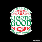 Chaotic Good - Red - D&D - Dungeons And Dragons - Nalepnica